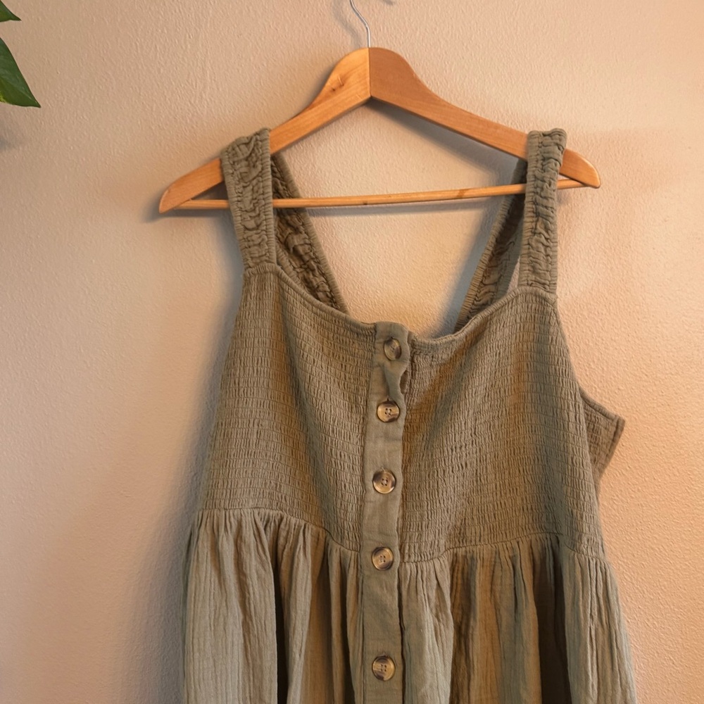 ASOS Tiered Button-Front Maxi‎ Dress - Picture 6 of 7